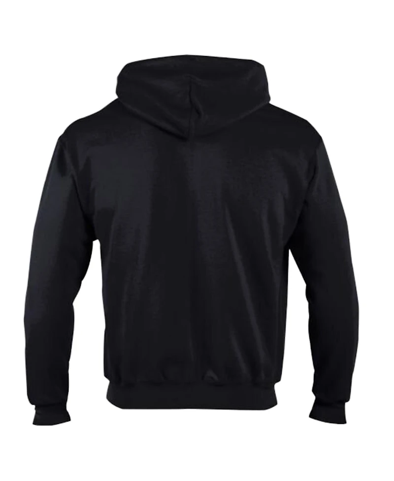 Champion Men's Black Detroit Lions Powerblend Fleece Full-Zip Hoodie