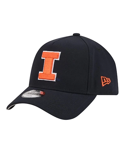 New Era Big Boys and Girls Navy Illinois Fighting Illini 9FORTY A-Frame Adjustable Hat