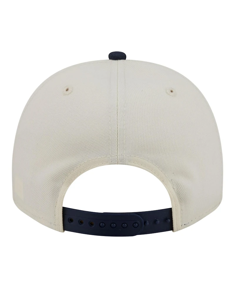 New Era Men's Cream/Navy Chicago Bears A-Frame 9FIFTY Snapback Hat