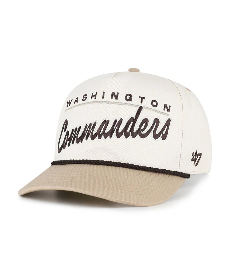 47 Brand Men's Natural/Tan Washington Commanders Neutral Terrain Hitch Rope Adjustable Hat