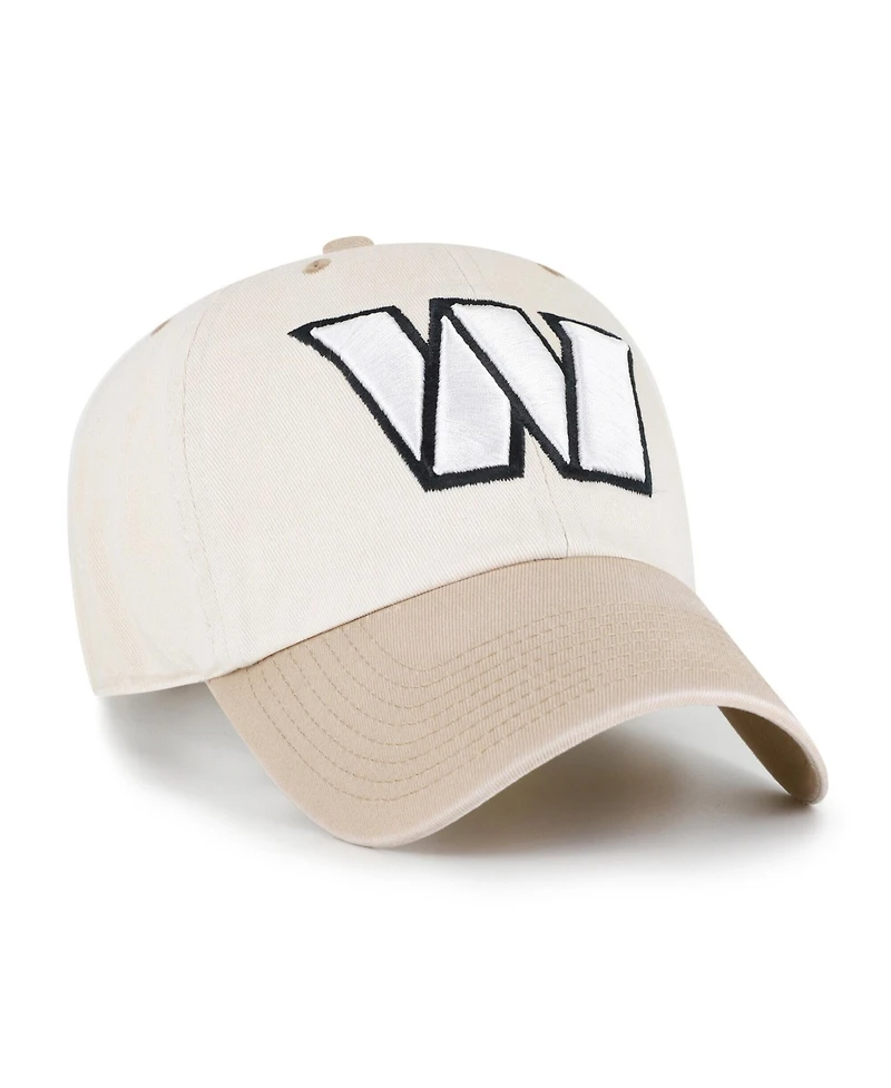 47 Brand Men's Natural/Tan Washington Commanders Neutral Terrain Clean Up Adjustable Hat