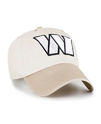 47 Brand Men's Natural/Tan Washington Commanders Neutral Terrain Clean Up Adjustable Hat