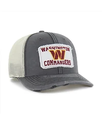 47 Brand Men's Charcoal Washington Commanders Egremont Well-Worn Adjustable Trucker Hat