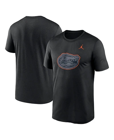 Jordan Men's Black Florida Gators Color Pop Logo Legend Performance T-Shirt