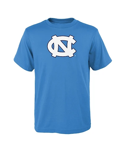 Outerstuff Big Boys and Girls Carolina Blue North Tar Heels Primary Logo T-Shirt