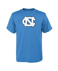 Outerstuff Big Boys and Girls Carolina Blue North Tar Heels Primary Logo T-Shirt