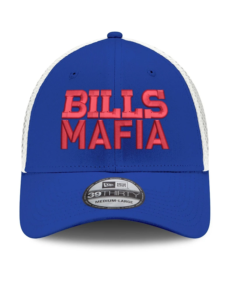 New Era Men's Royal/White Buffalo Bills Mafia Neo 39THIRTY Flex Hat