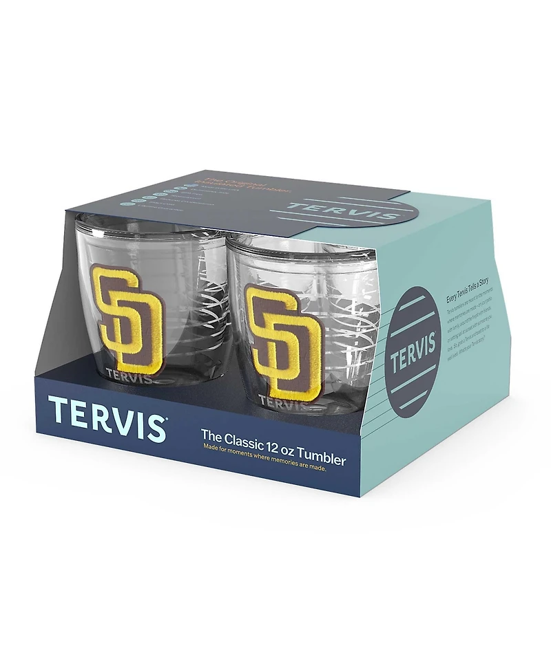 Tervis San Diego Padres Four-Pack 12oz. Emblem Tumbler Set