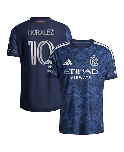 Adidas Men's Maximiliano Moralez Blue New York City Fc 2026 The All Nations Kit On-Field Authentic Patch Jersey