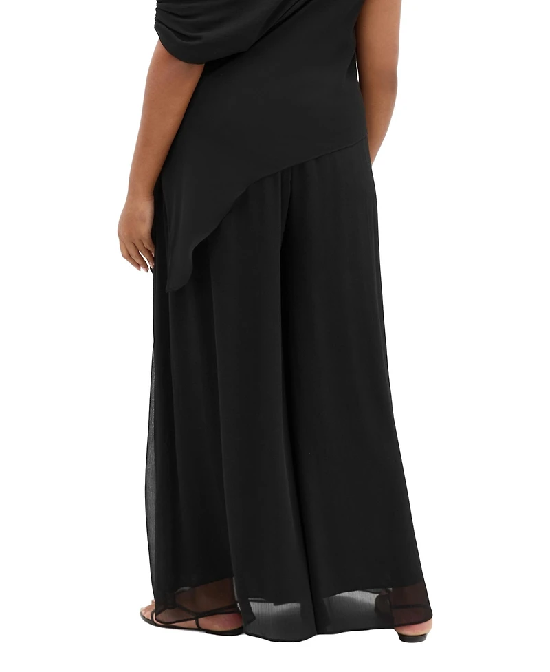 City Chic Women's Plus Skyla Wide Leg Pant