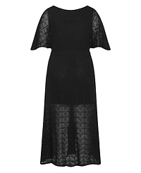City Chic Women's Plus Cassie Crochet Knit Dress