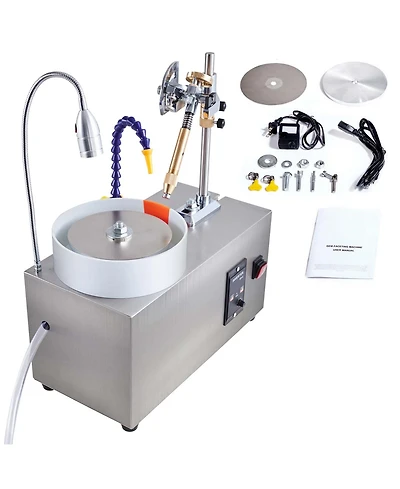 Sevorley Gem Faceting Machine, 180W Jade Grinding and Polishing Machine with Adjustable 0-2980 Rpm Speed and Manipulator