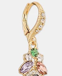 Givenchy Crystal Pear-Shape Halo Drop Earrings