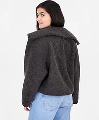 Free People Women's Softest Touch Cropped Faux-Fur Jacket