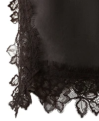 Mango Women's Satin Lace Top