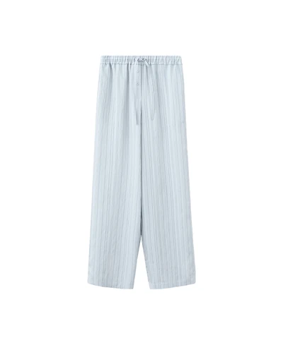 Mango Women's Wide-Leg Striped Pants