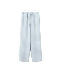 Mango Women's Wide-Leg Striped Pants
