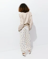 Mango Women's Floral-Print Harem Pants
