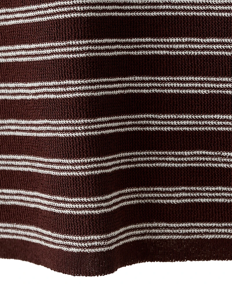 Mango Women's Short-Sleeved Ribbed Sweater
