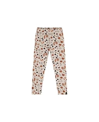 Deux par Big Girls Cotton Leggings with Squirrel Print