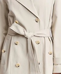 Avec Les Filles Women's Belted Double Breasted Trench Coat
