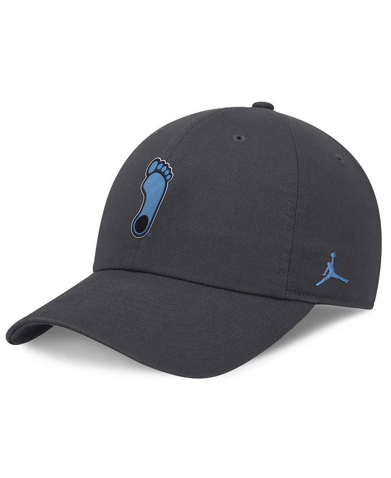 Jordan Men's Anthracite North Carolina Tar Heels Club Dri-fit Adjustable Hat