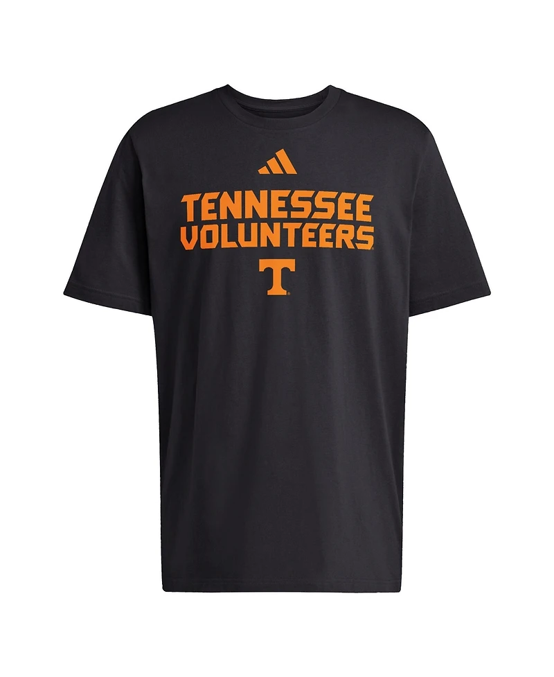 Adidas Men's Black Tennessee Volunteers Wordmark T-Shirt
