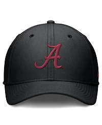 Nike Men's Black Alabama Crimson Tide Rise Swoosh Dri-fit Flex Hat
