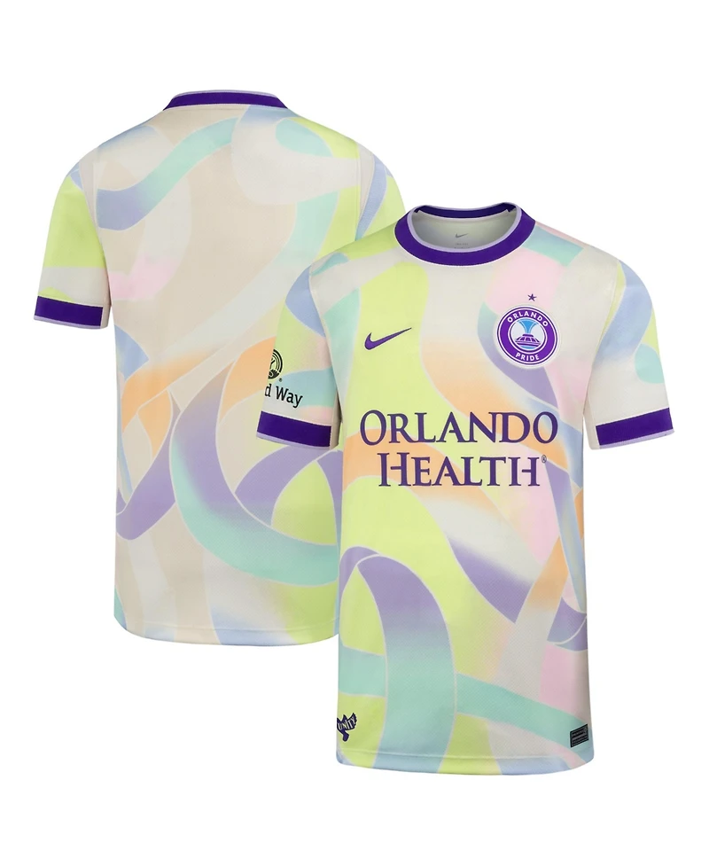 Nike Big Boys and Girls Yellow Orlando Pride 2026 Secondary Stadium Replica Jersey