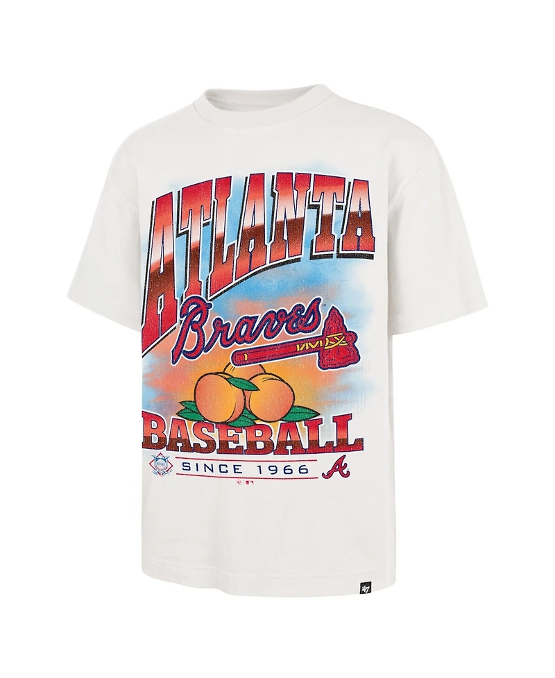 '47 Brand Men's White Atlanta Braves Regional Upland Foundation T-Shirt