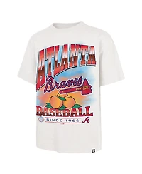 '47 Brand Men's White Atlanta Braves Regional Upland Foundation T-Shirt