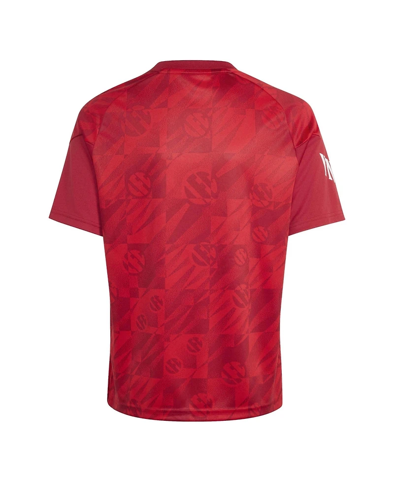 Adidas Big Boys and Girls Red Liverpool 2026 Home Pre-Match Jersey