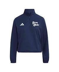 Adidas Women's Navy Penn State Nittany Lions Ultimate365 Woven Quarter-Zip Top