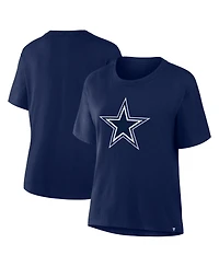 Fanatics Women's Navy Dallas Cowboys Essential Legacy T-Shirt