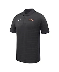 Nike Men's Black Oklahoma State Cowboys Victory Stripe Dri-fit Polo Shirt