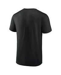 Logo Athletic Men's Black Las Vegas Raiders Cotton Victory Arch T-Shirt