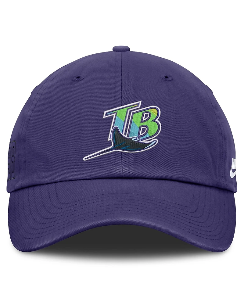 Nike Men's Purple Tampa Bay Rays Cooperstown Club Adjustable Hat
