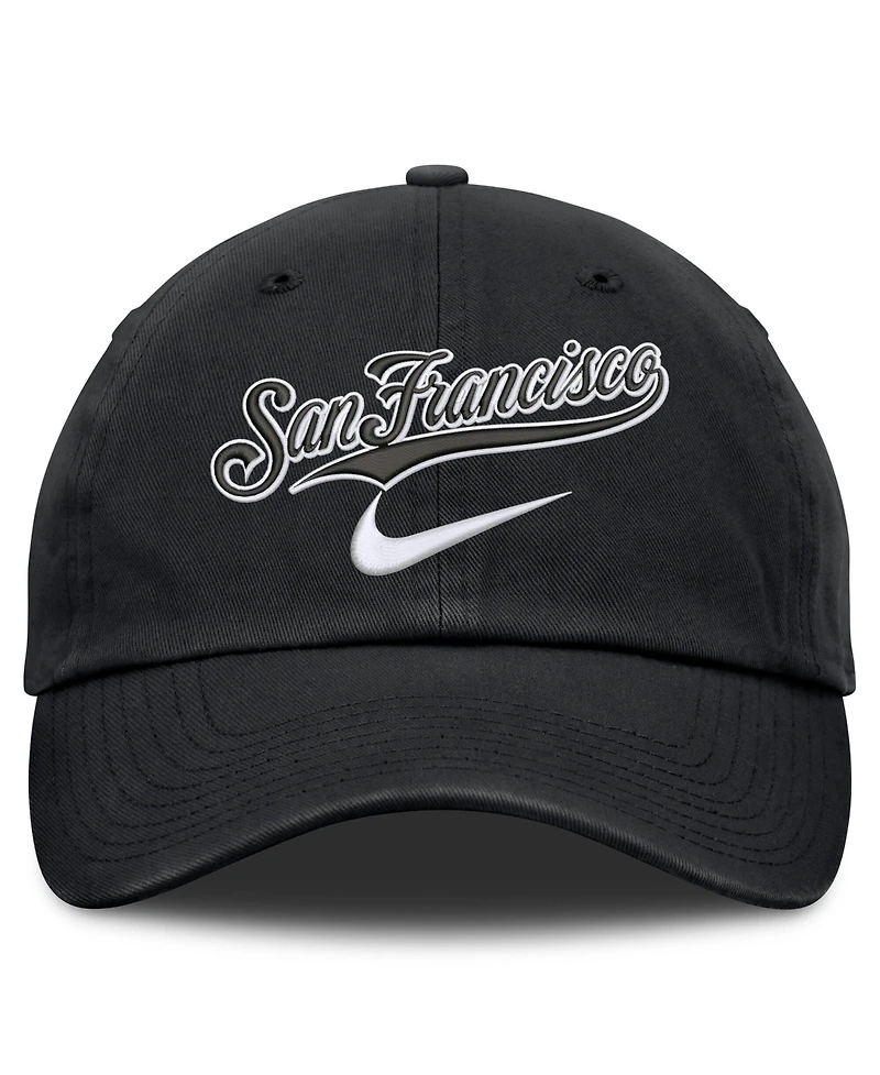 Nike Men's Black San Francisco Giants Primetime Club Adjustable Hat
