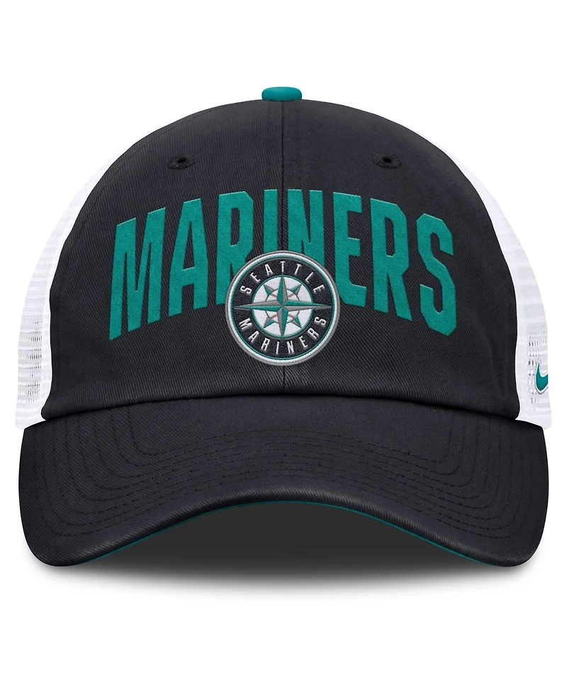 Nike Men's Navy Seattle Mariners Primetime Club Adjustable Trucker Hat
