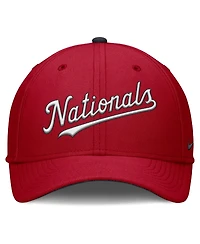 Nike Men's Red Washington Nationals Primetime Rise Dri-fit Flex Hat