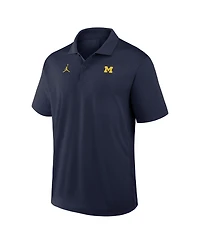 Jordan Men's Navy Michigan Wolverines Primetime Victory Plus Dri-fit Polo Shirt