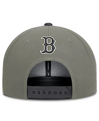 Nike Men's Olive Boston Red Sox Pro Dri-fit Snapback Hat