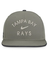 Nike Men's Olive Tampa Bay Rays Pro Dri-fit Snapback Hat