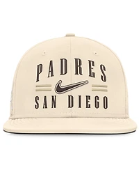 Nike Men's Natural San Diego Padres True Dri-fit AeroBill Fitted Hat