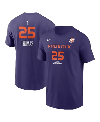 Nike Men's Alyssa Thomas Purple Phoenix Mercury Explorer Edition Name & Number T-Shirt