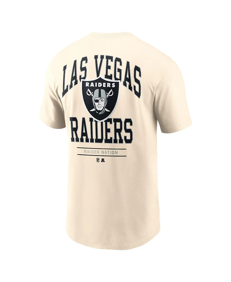 Nike Men's Natural Las Vegas Raiders Freestyle Essential T-Shirt
