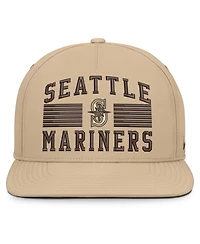 Nike Men's Khaki Seattle Mariners Desert Pro AeroBill Dri-fit Snapback Hat