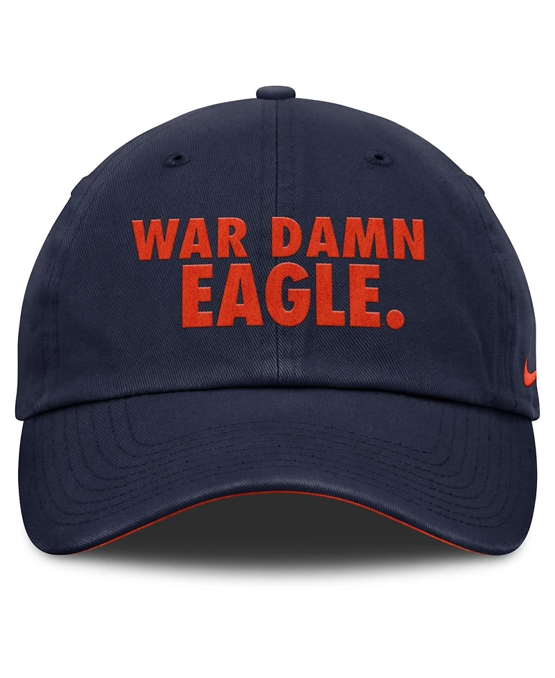 Nike Men's and Women's Navy Auburn Tigers Primetime Chant Club Adjustable Hat