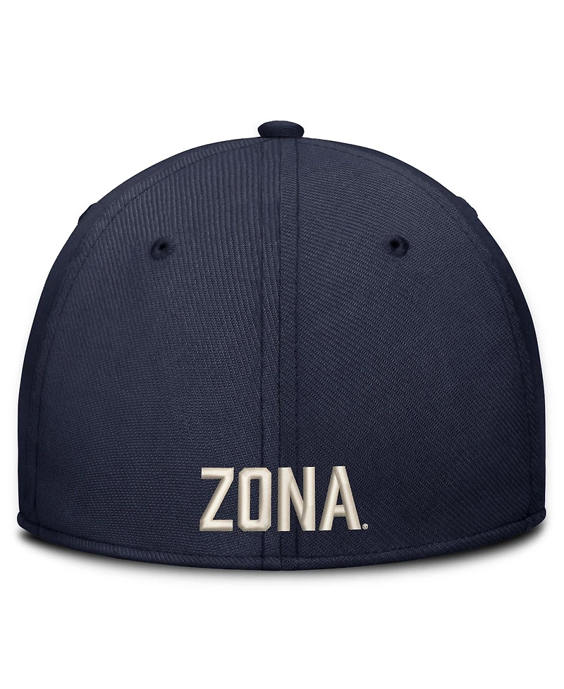 Nike Men's Navy Arizona Wildcats Dri-fit Vintage Rise Swooshflex Flex Hat