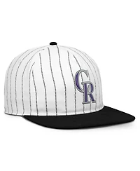 Nike Men's White/Black Colorado Rockies Cooperstown Collection Pro Adjustable Hat